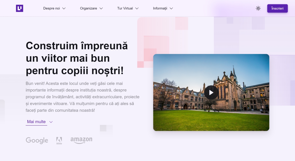 Mega-site navigation preview