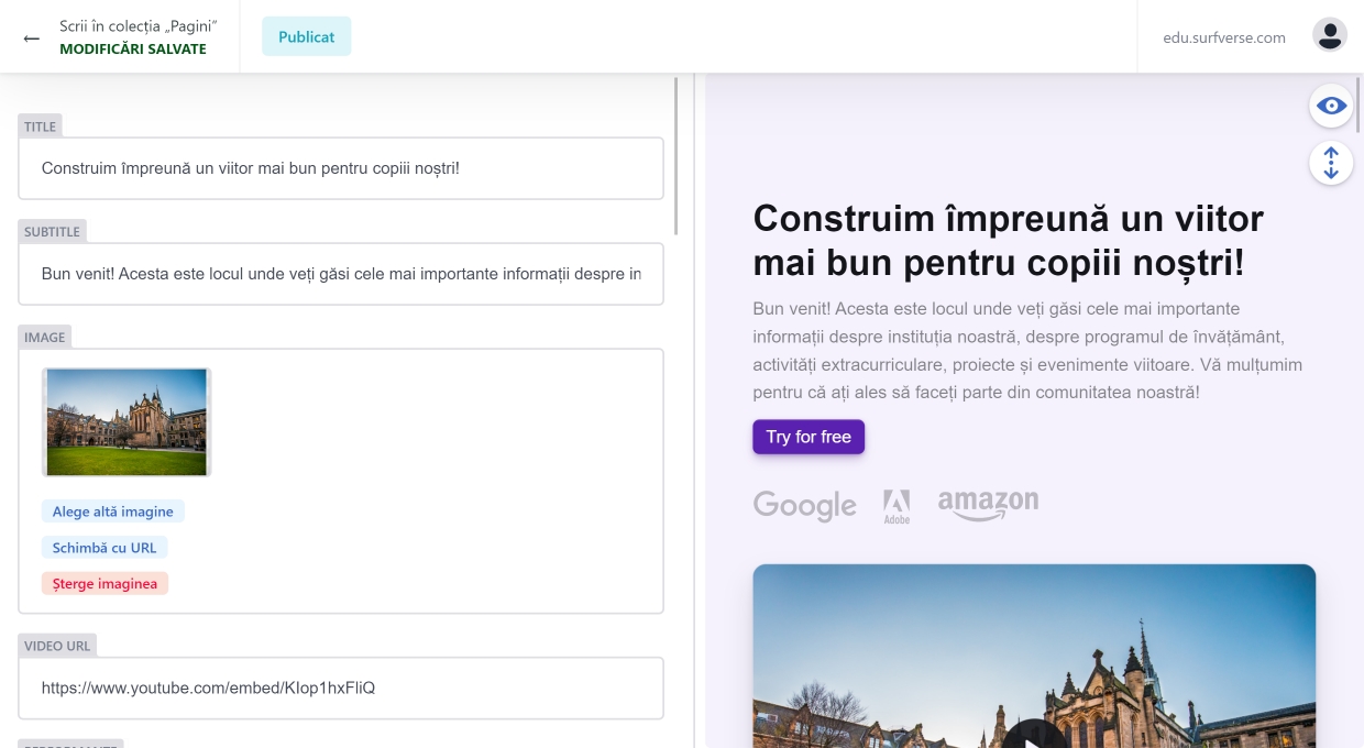 Advanced filter preview